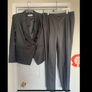 Calvin Klein Dark Gray Pantsuit